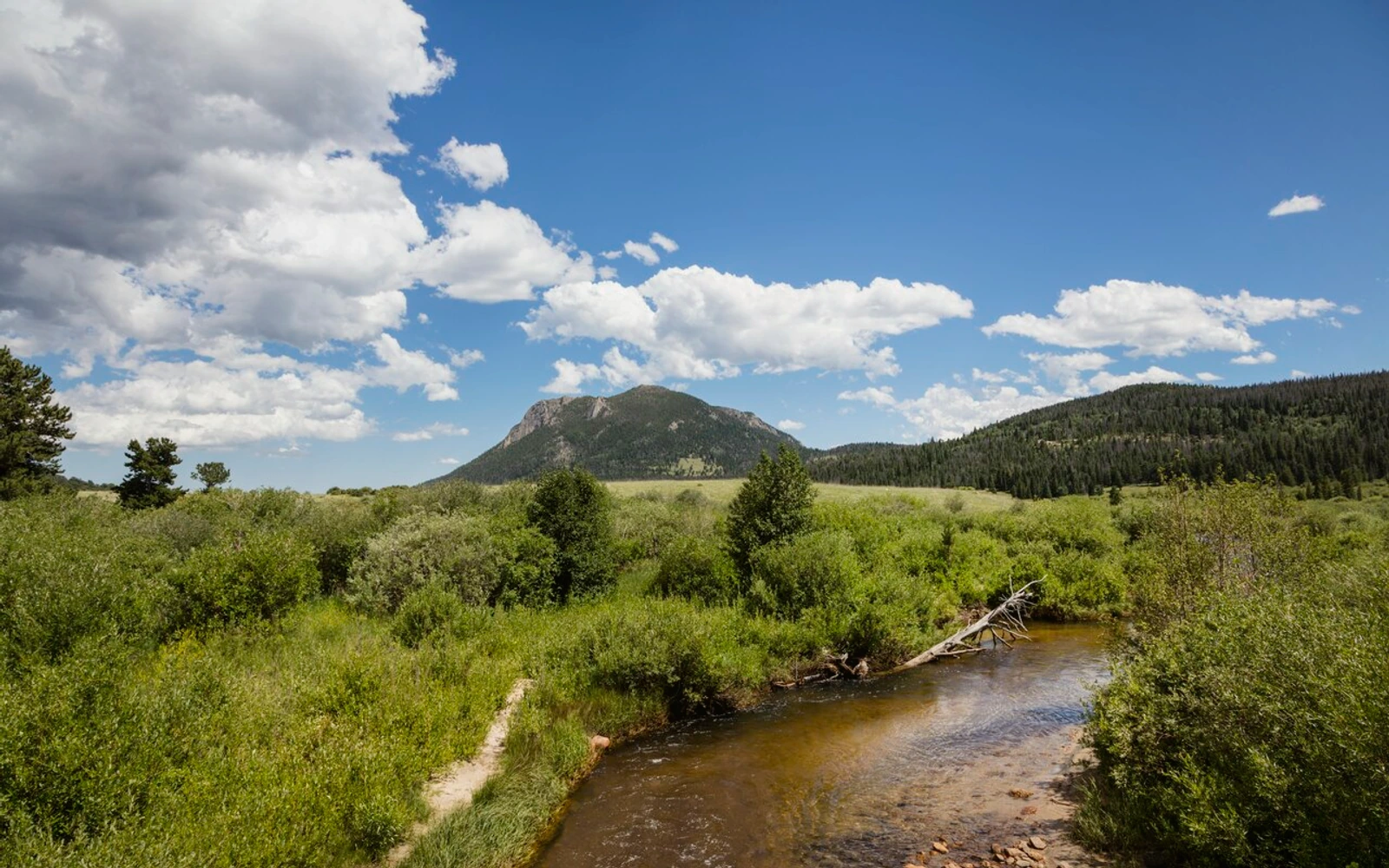 Mountain area and mountain land in Adams County